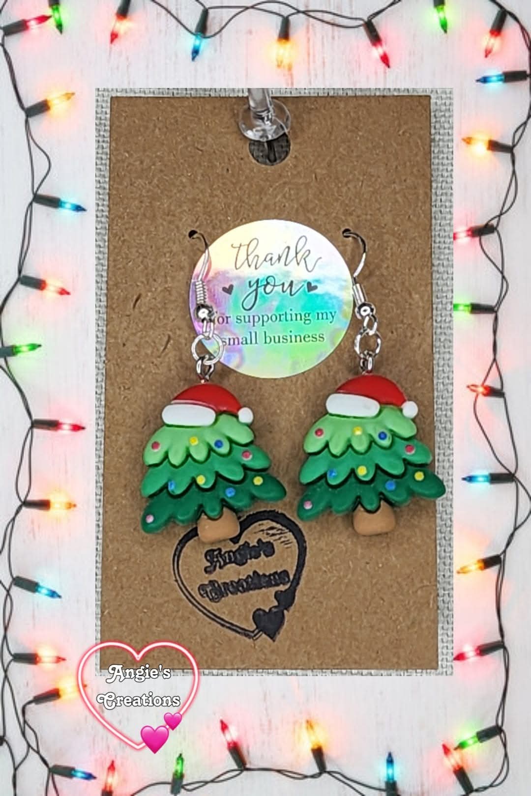 Christmas Tree Earrings #1