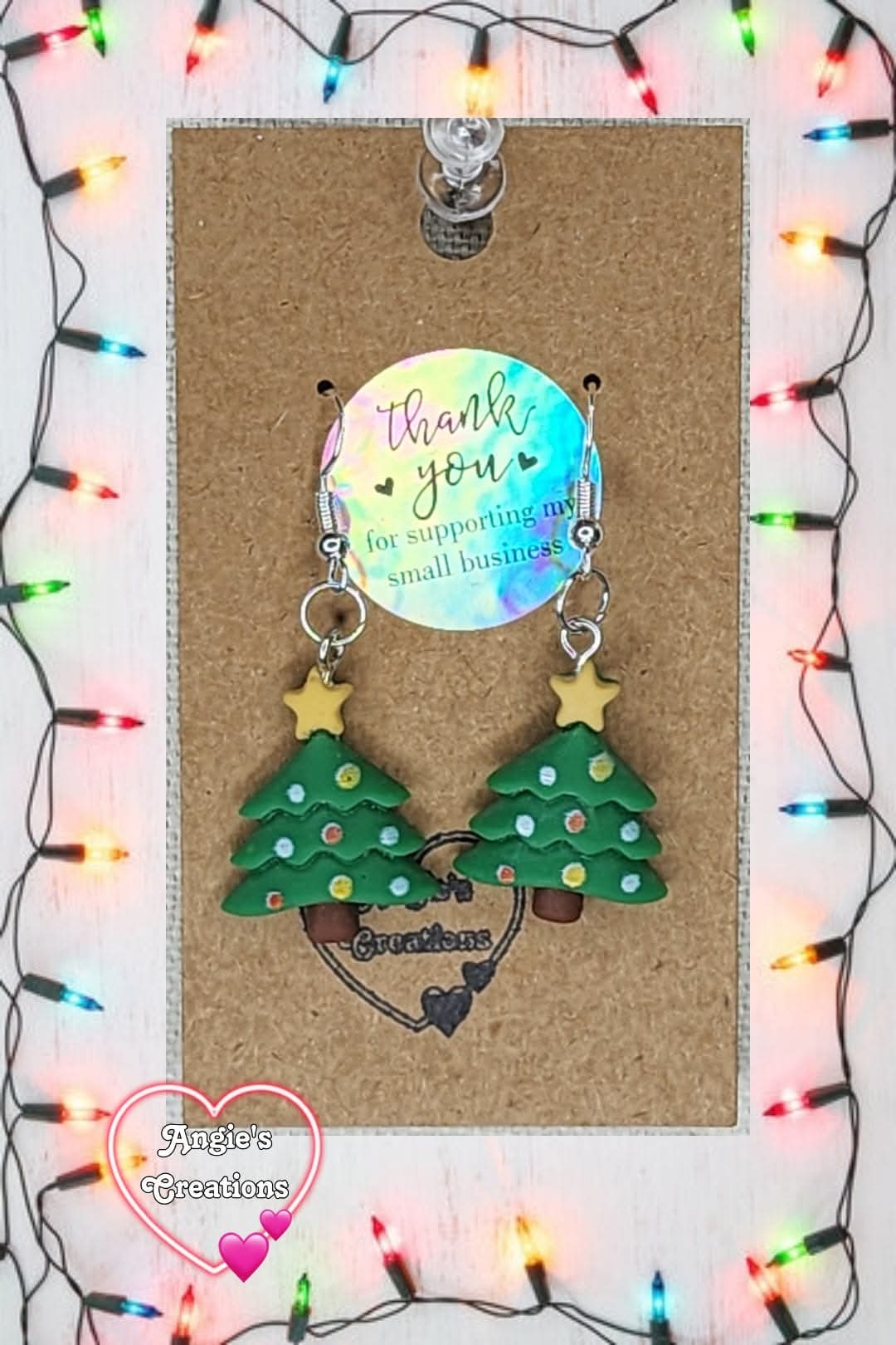 Christmas Tree Earrings #2