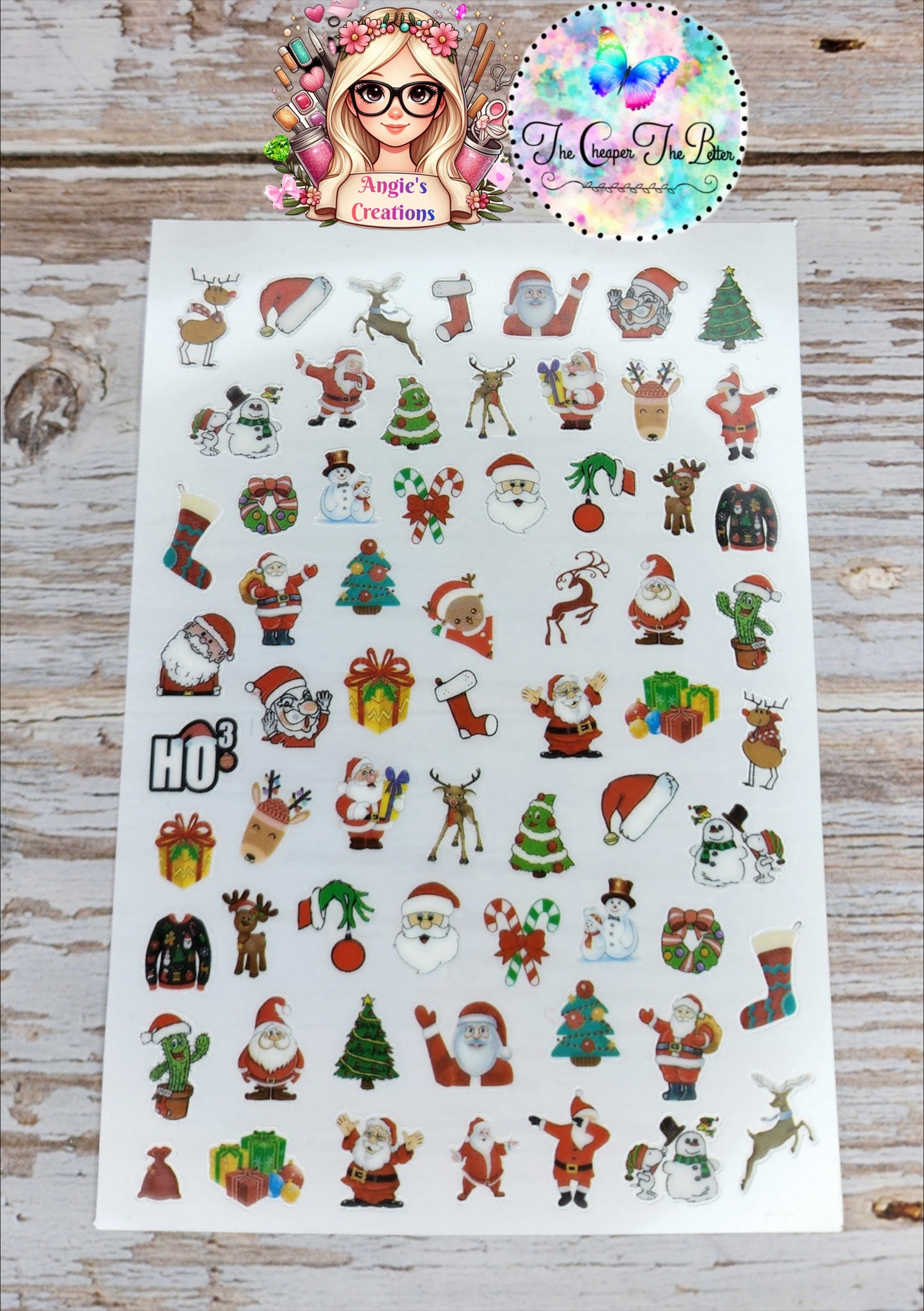 Santa Christmas Stickers #6