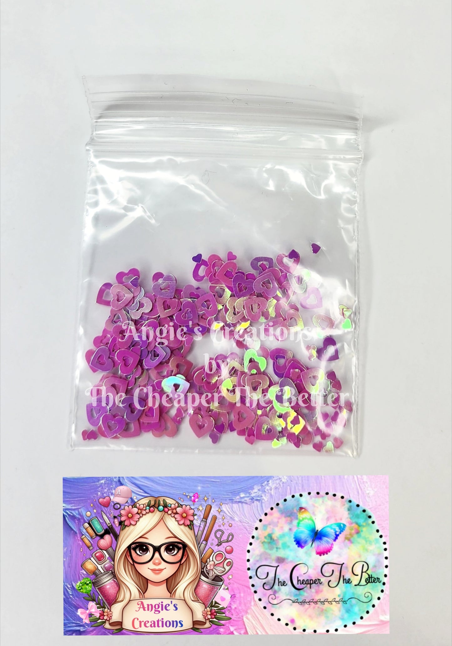 Hollow Heart Pink #11