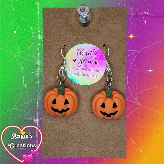 Pumpkin Earrings