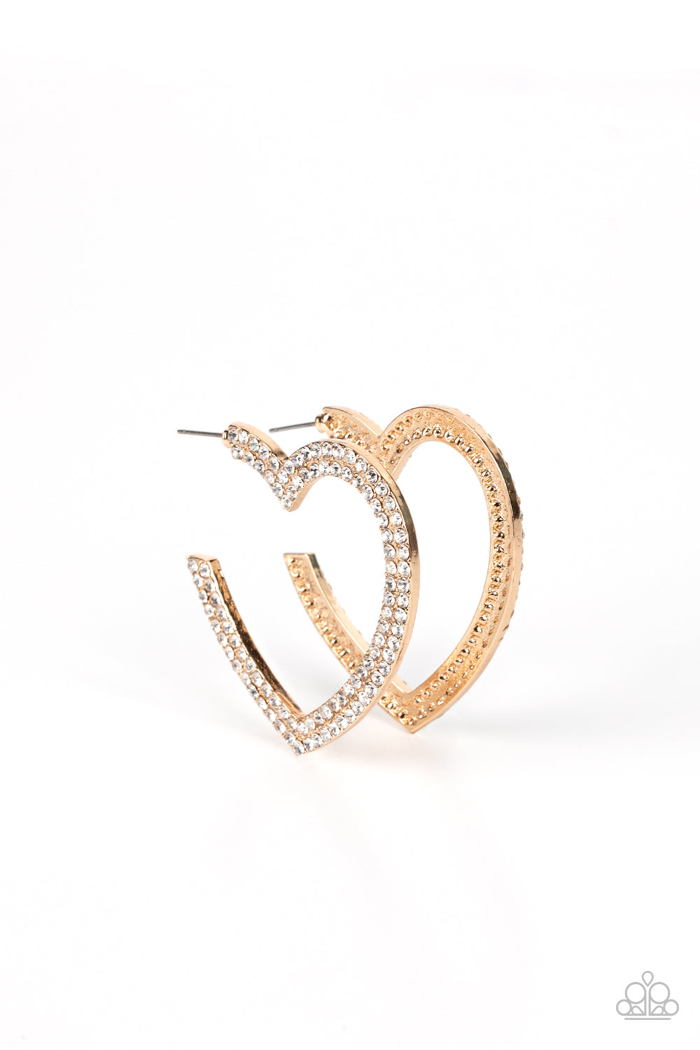 Gold Heart Earrings