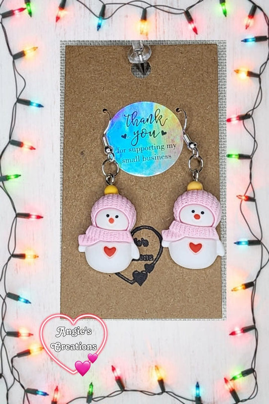 SnowGirl Earrings #1