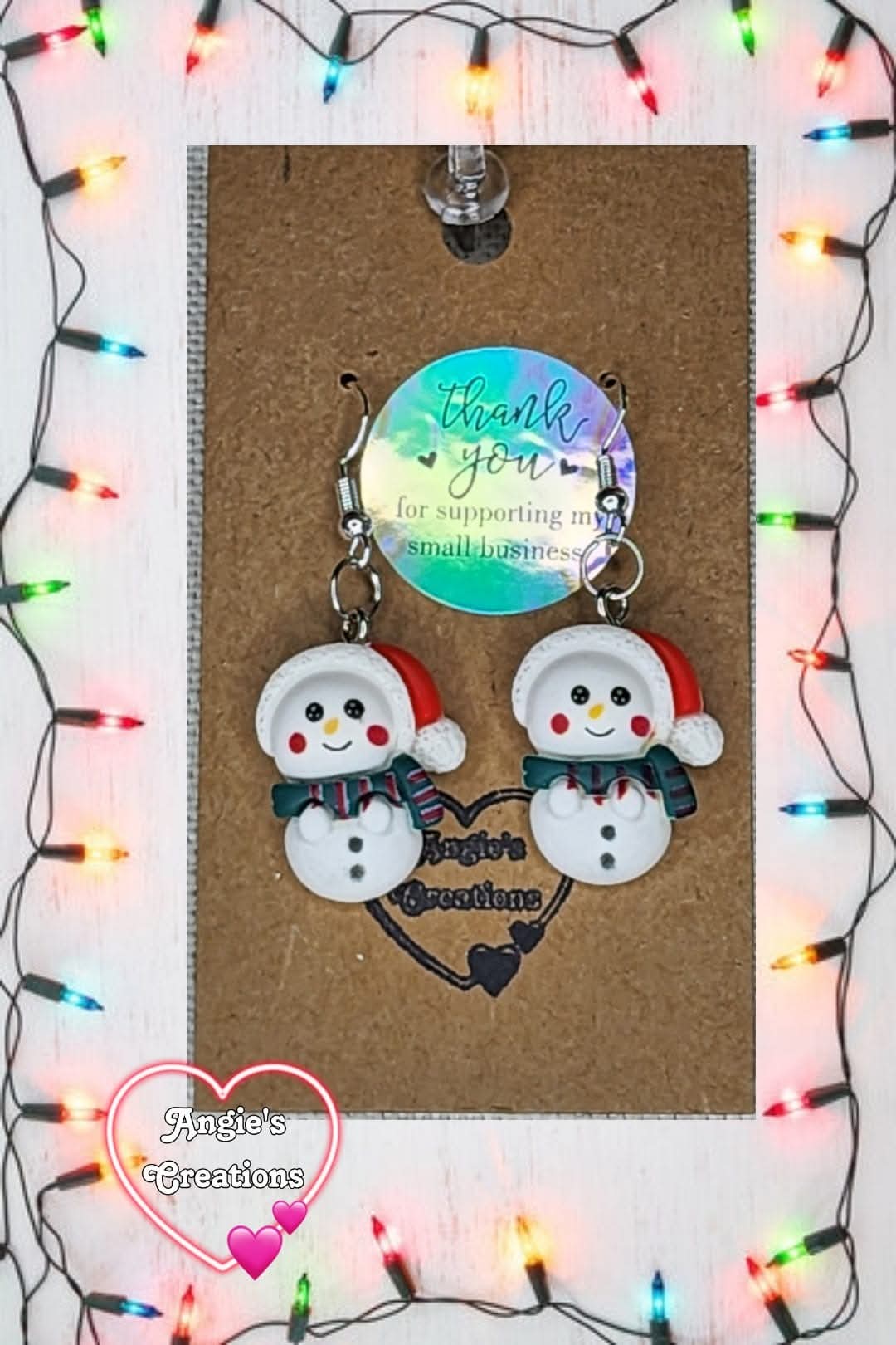 Snowmen Earrings #2
