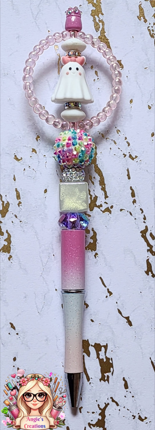 Halloween Ghost Pink Pen #1