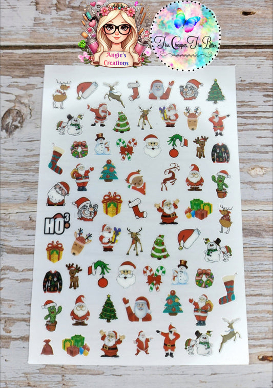 Santa Christmas Stickers #6