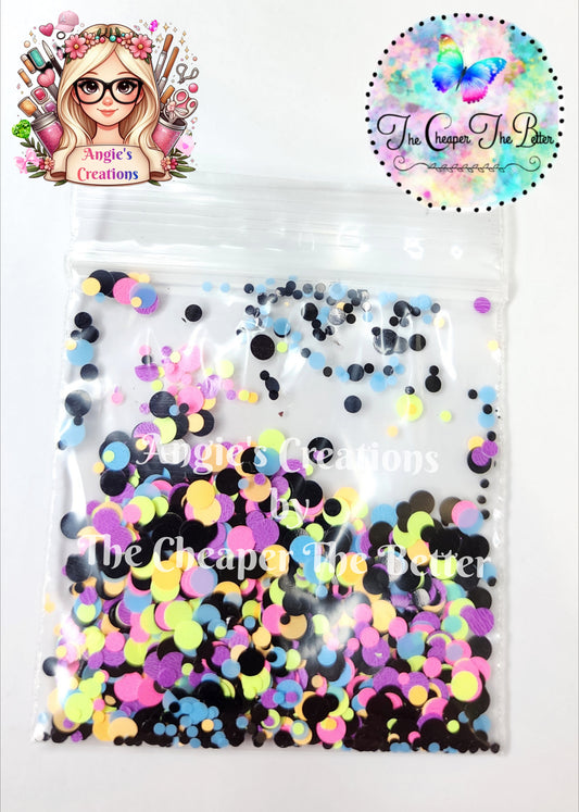 80's Color Mix Glitter
