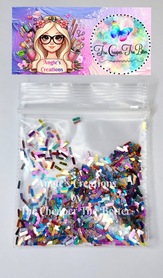 Glitter Mix Tile #18