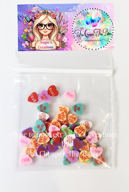 Clay Mix Valentine Hearts #22
