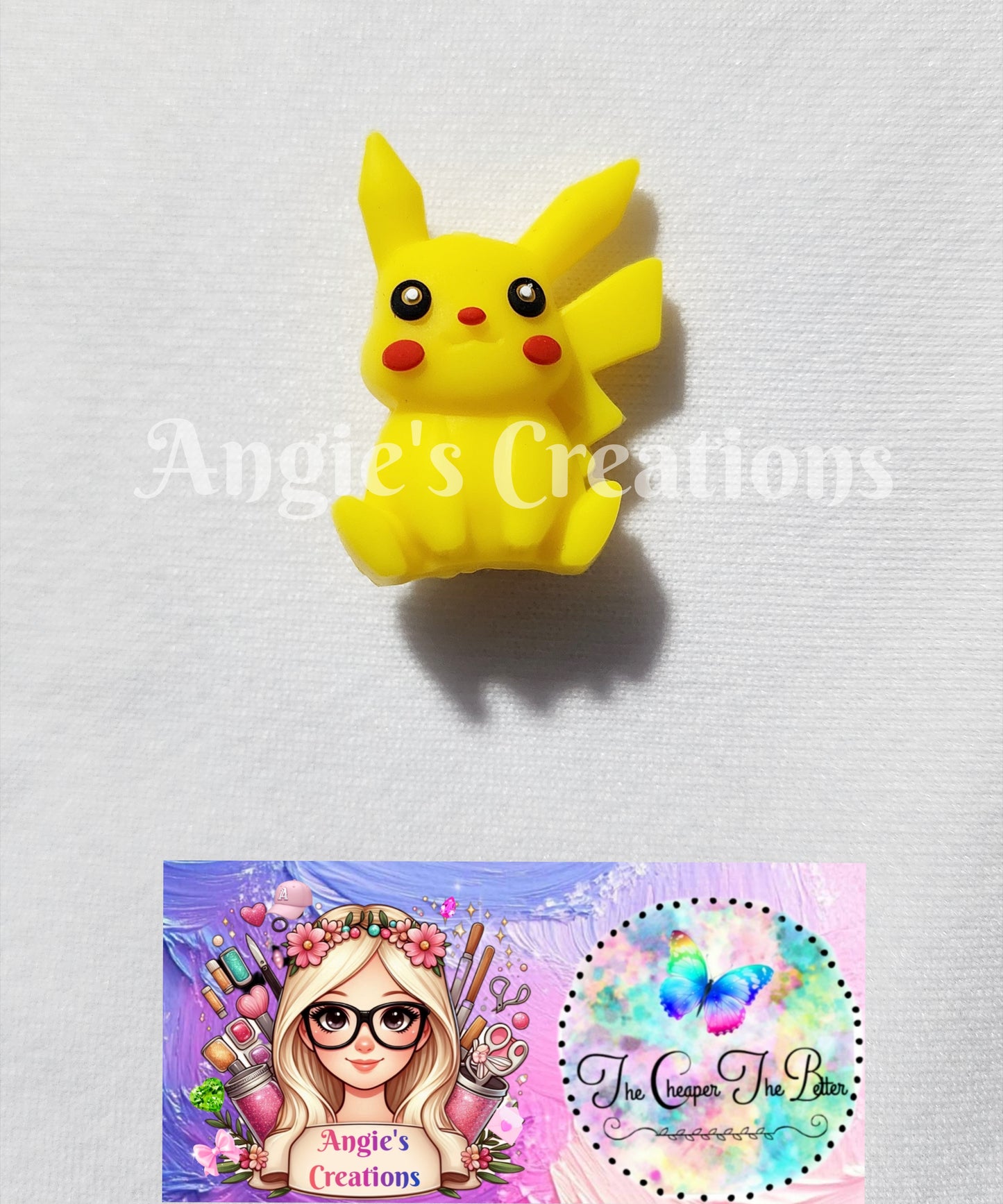 P Yellow Focal Bead Small #F4