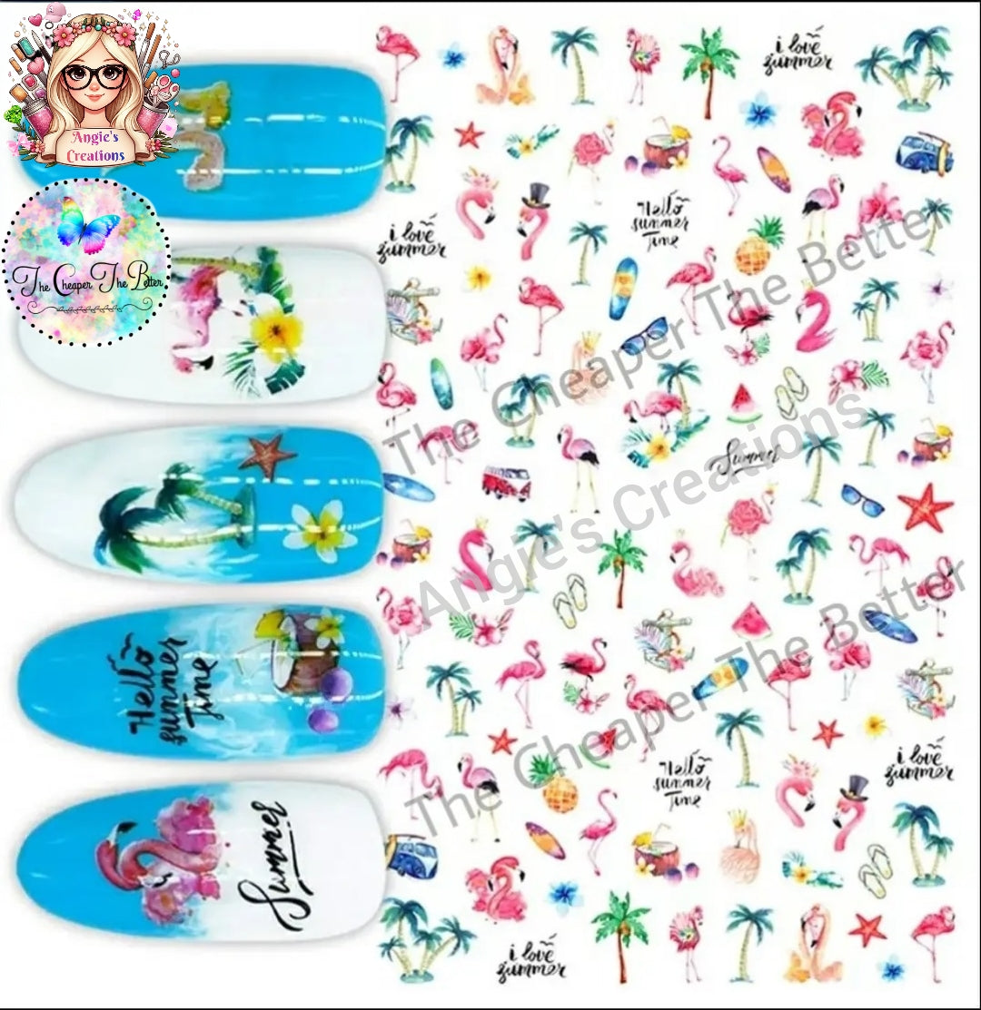 Flamingo Stickers #S1