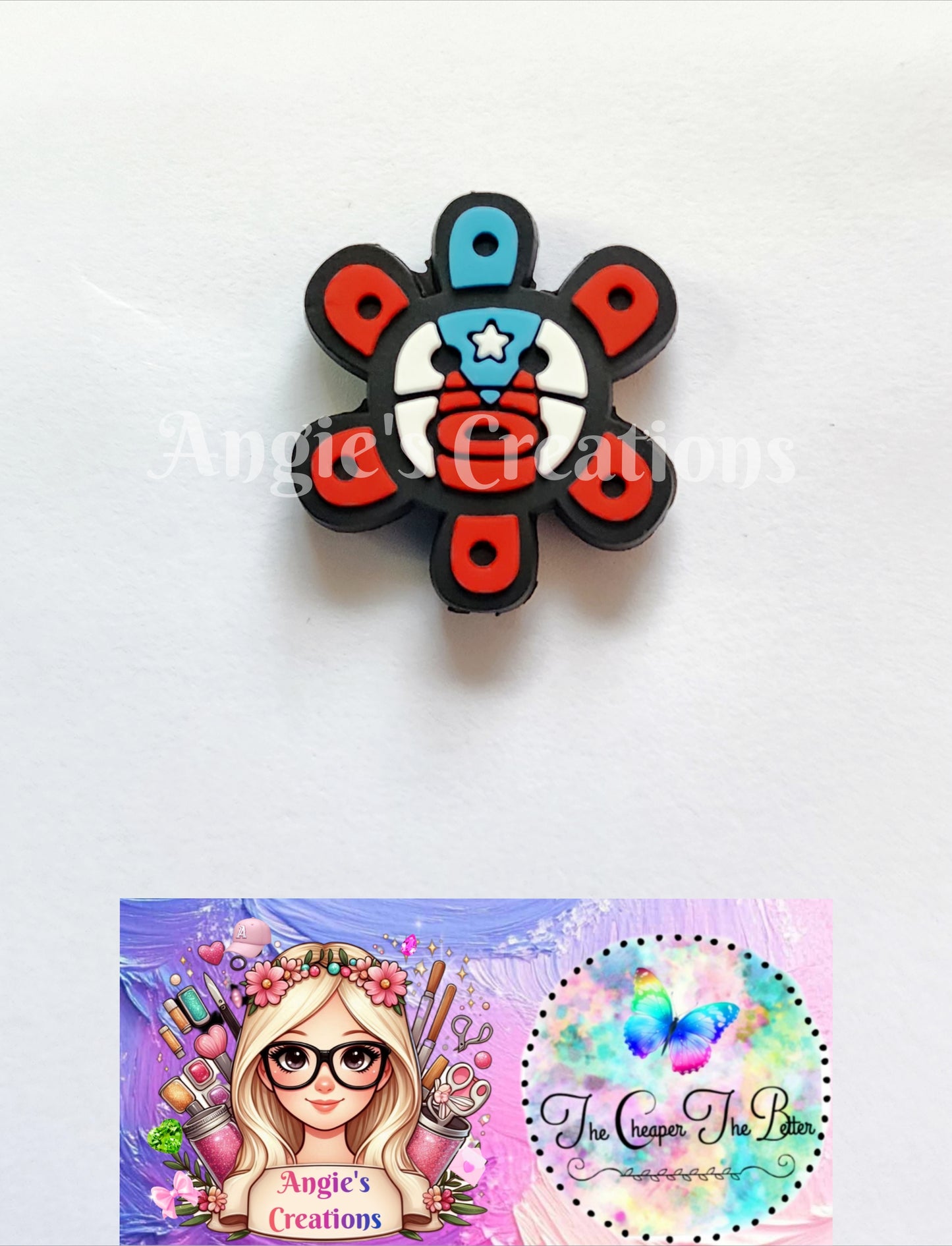 Puerto Rico Sun Taino Focal Beads #F11