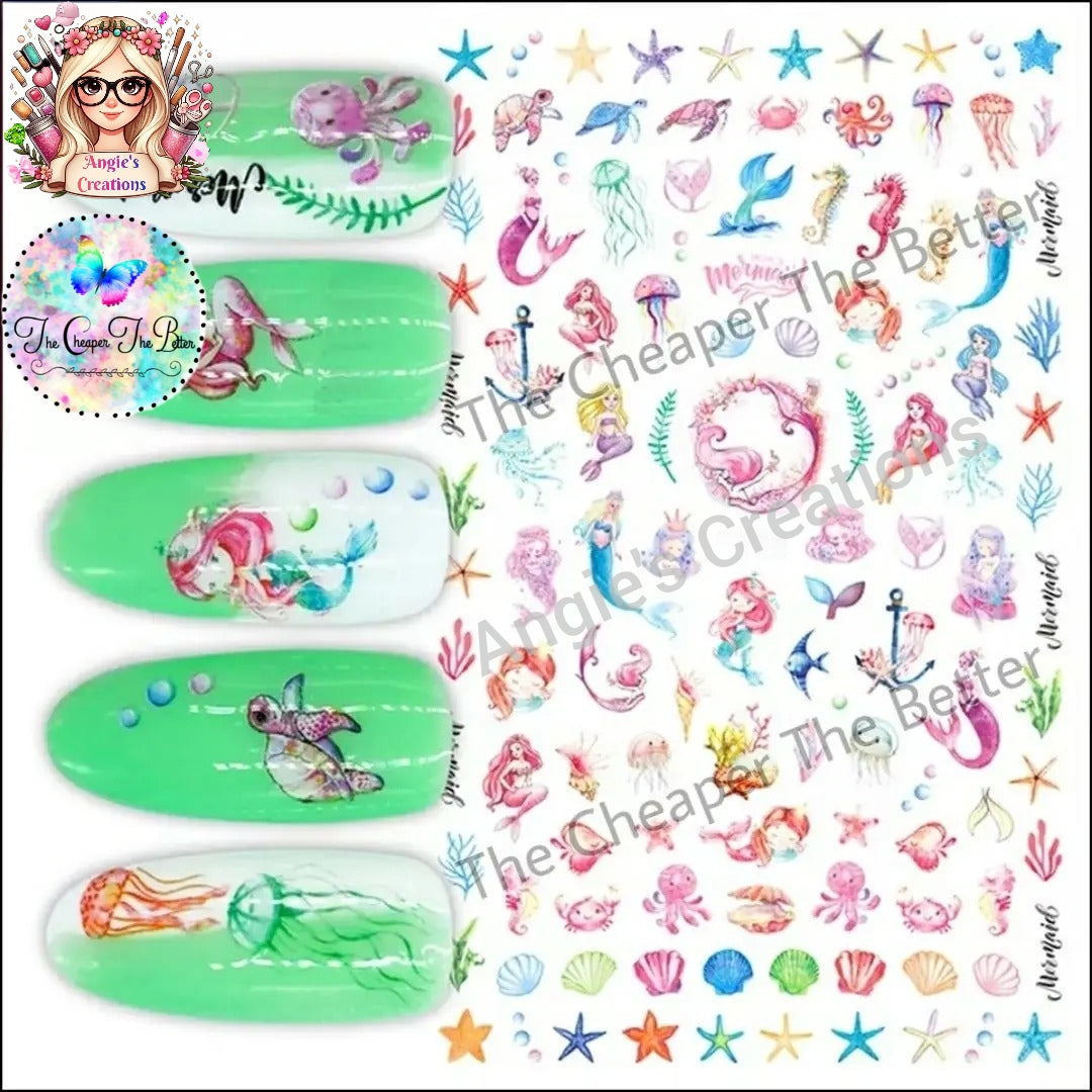 Mermaid Stickers #S6