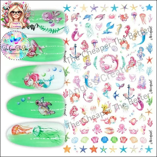 Mermaid Stickers #S6