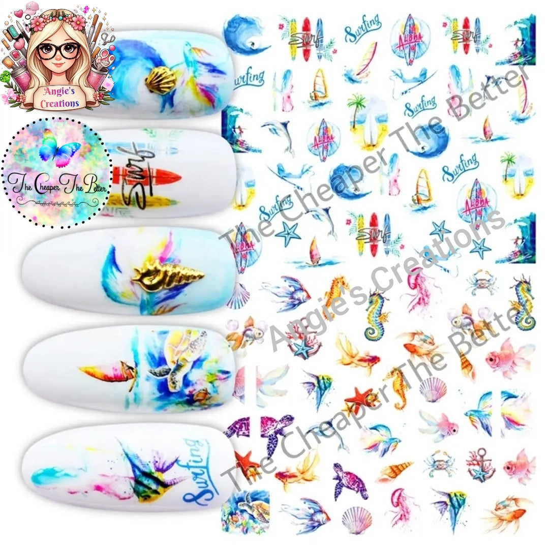 Sea Life Stickers #S4