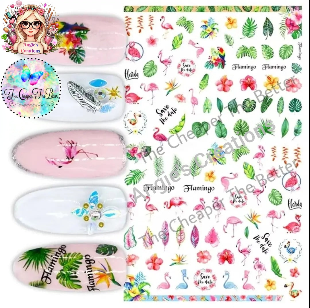 Flamingo Stickers #S2