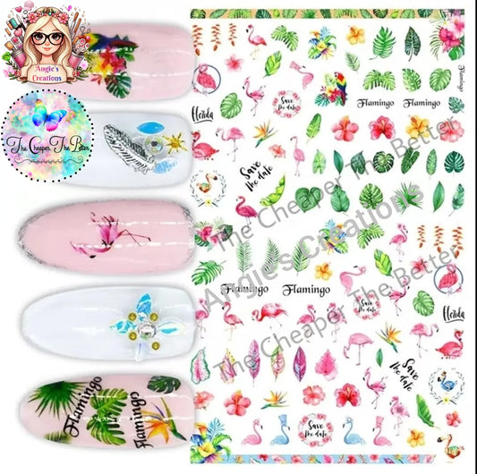 Flamingo Stickers #S2