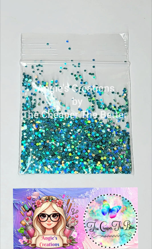 Turquoise Holo Glitter #56