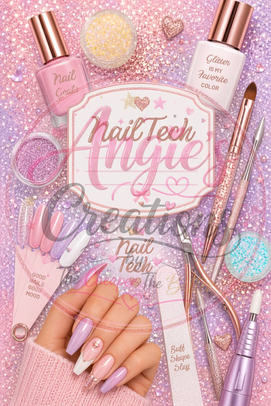 Nail Tech Book Cover #C9