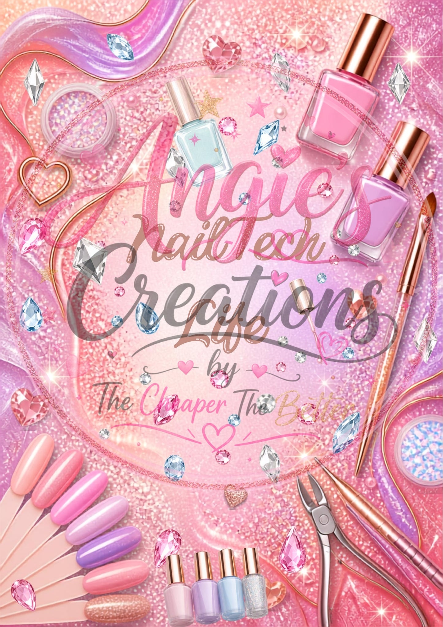 Nail Tech Book Cover #C9