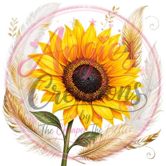 Sun Flower Feathers