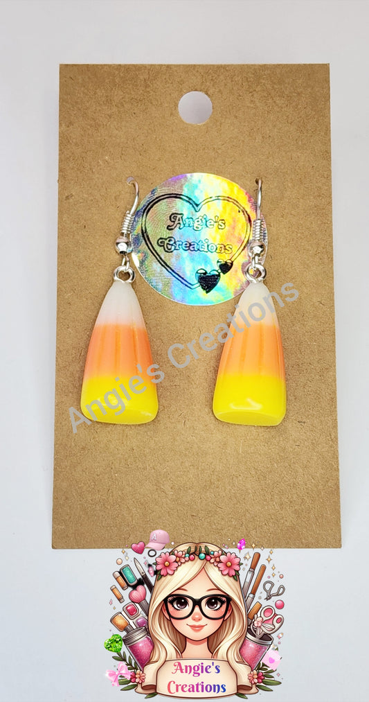 Candy Corn Earrings