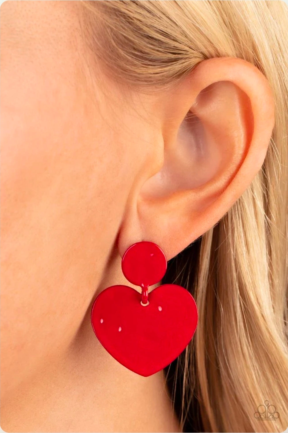 Red Heart Earrings