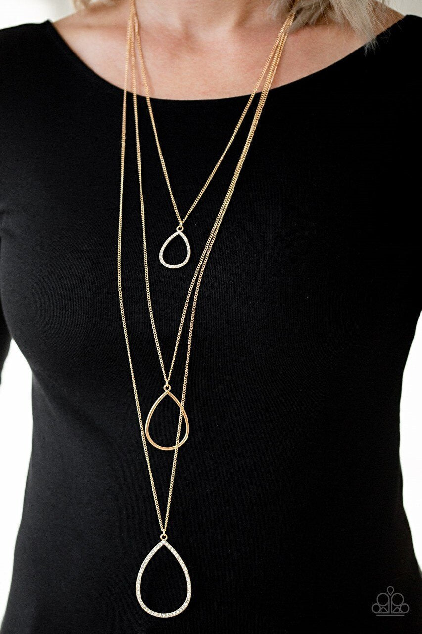 Long Gold necklace Set